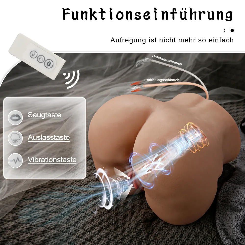 14.3LB Realistic Sex Doll with Suction & Vibration