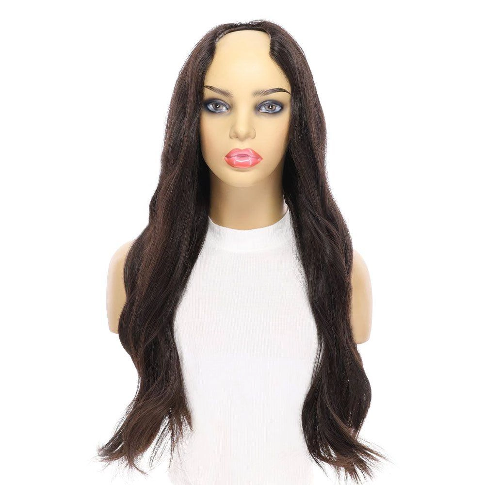 26" U-Shape Wig Soft Black