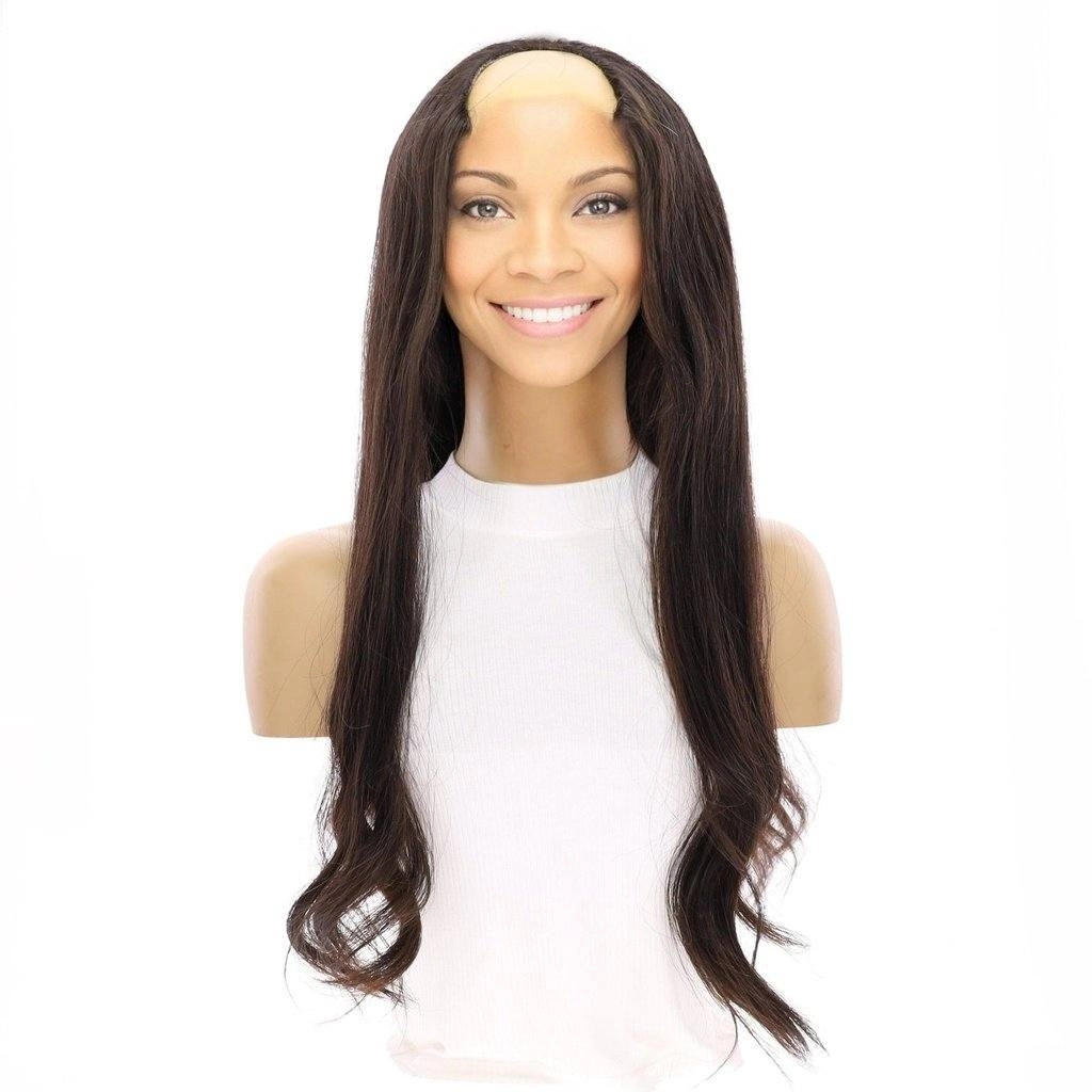 26" U-Shape Wig Soft Black
