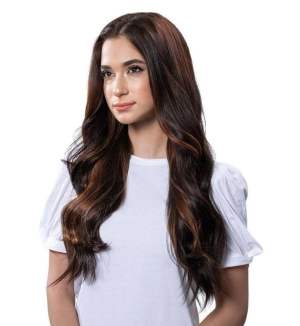 26" U-Shape Wig Soft Black