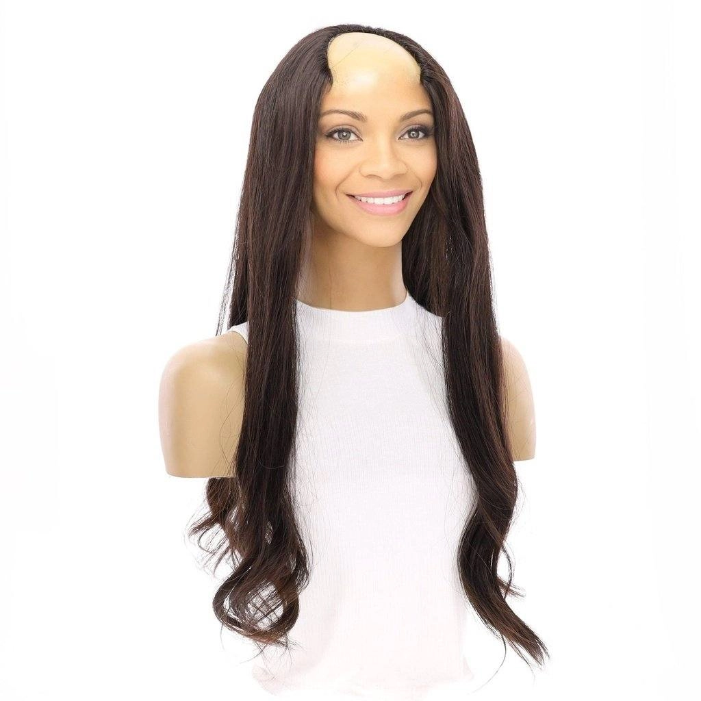 26" U-Shape Wig Soft Black