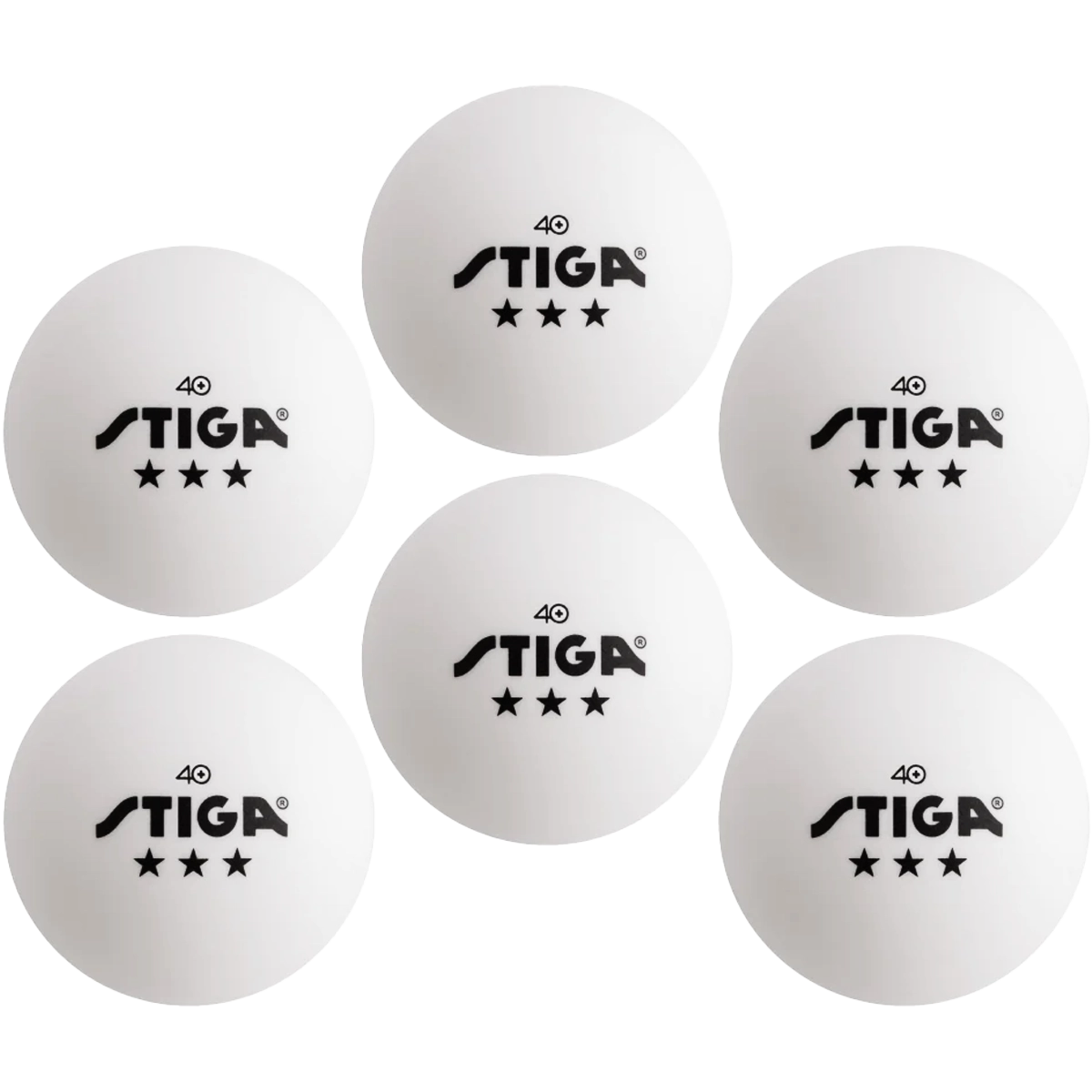 3-Star Table Tennis Balls (6 Pack)