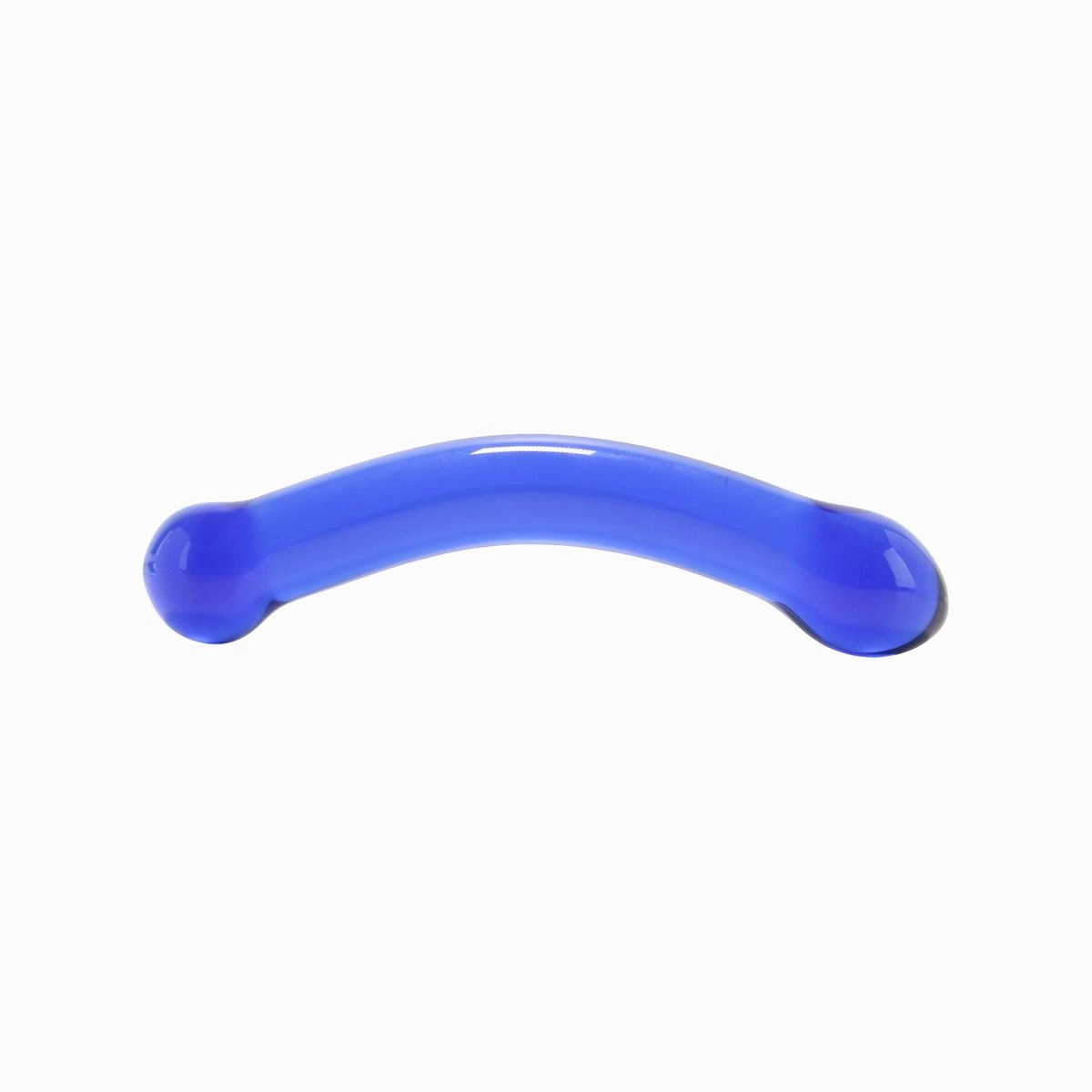 6 Curved G-Spot Glass Dildo