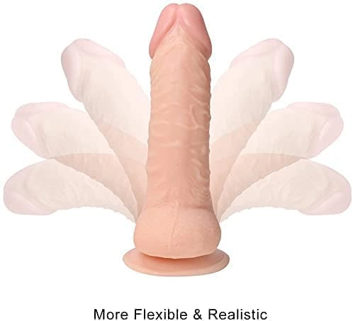 7.1 Inch Silicone Realistic Dildo with Suction Cup