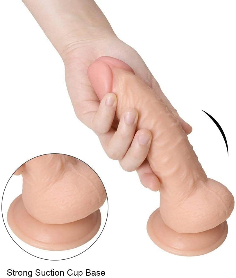 7.1 Inch Silicone Realistic Dildo with Suction Cup