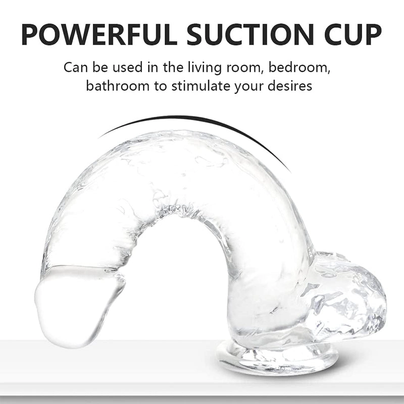 7.1 inch Soft Realistic Dildo with Suction Cup