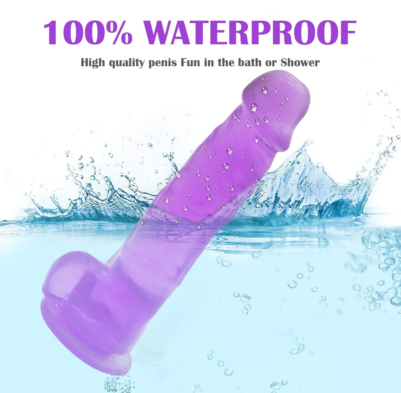 8.6 inch Realistic Dildo With  Suction Cup