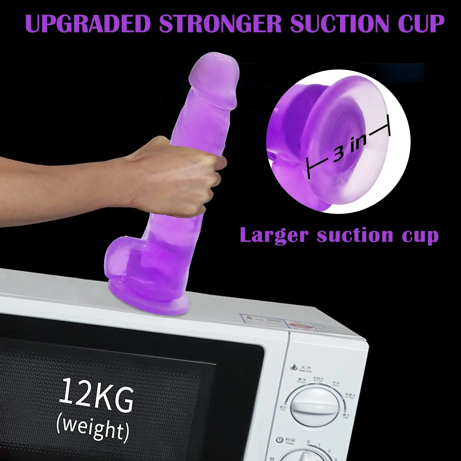 8.6 inch Realistic Dildo With  Suction Cup