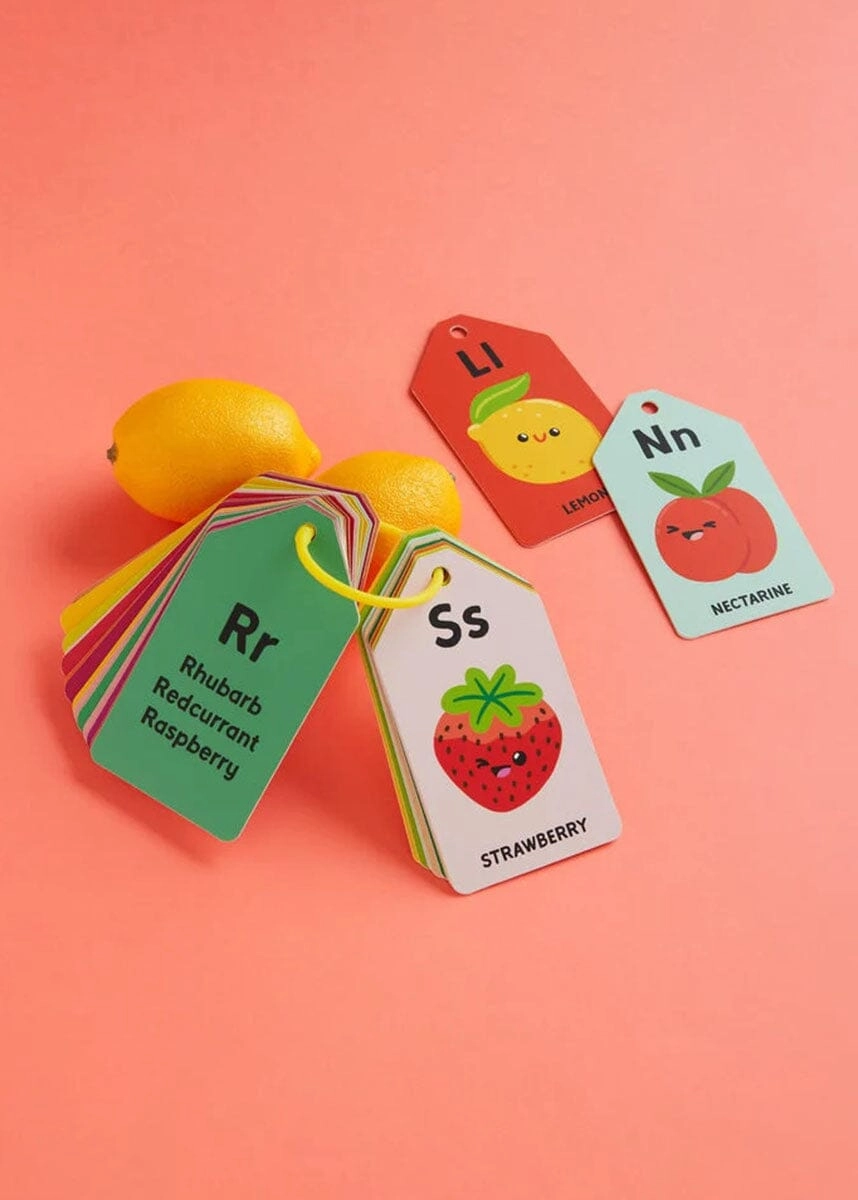 A Is For Avocado Ring Flash Cards