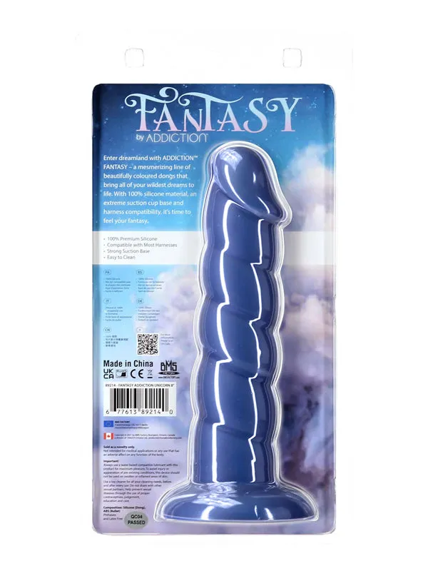 Addiction Fantasy Blue Unicorn Dildo 20.3 cm