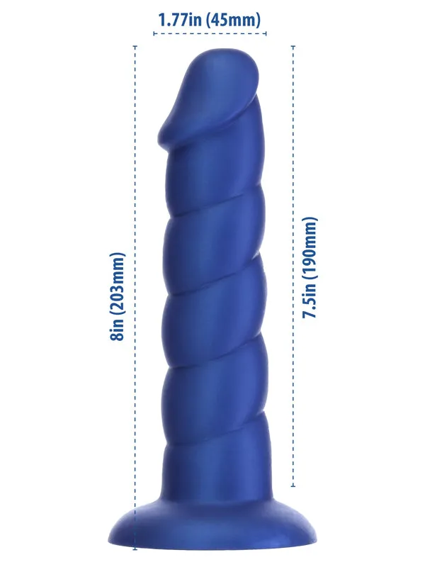 Addiction Fantasy Blue Unicorn Dildo 20.3 cm