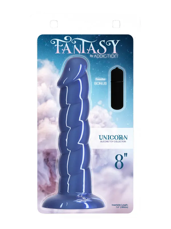 Addiction Fantasy Blue Unicorn Dildo 20.3 cm