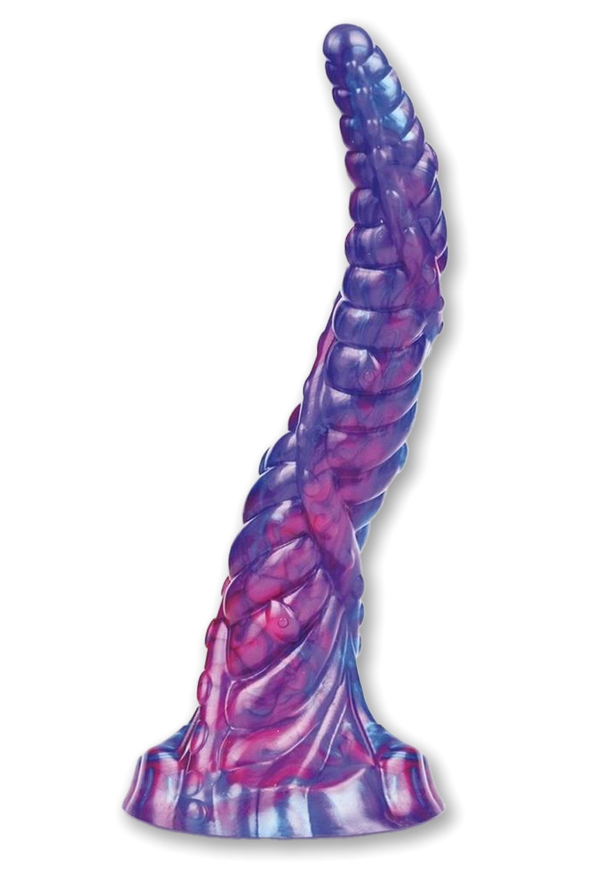 Alien Nation Serpentine Silicone Dildo - Purple/Pink