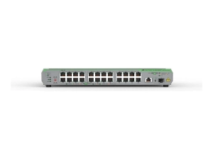 Allied Telesis CentreCOM AT-GS910/26XST - Switch - 24 x 10/100/1000   1 x 100/1000/2.5G/5G/10G   1 x 1 Gigabit / 10 Gigabit SFP  AT-GS910/26XST-10