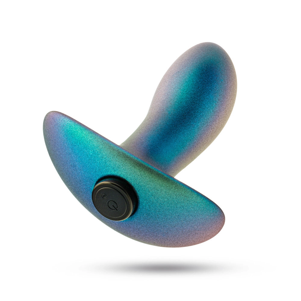 Anal Adventures Matrix By Blush® | Voyager - Vibrating Anal Plug With AnchorTech™ Base - Neptune Teal