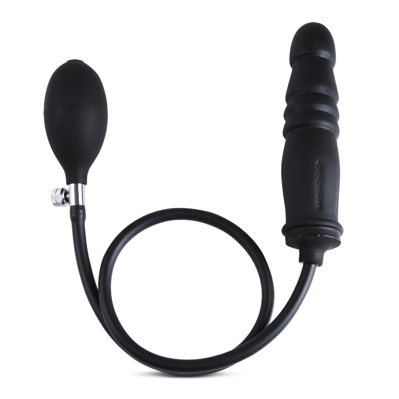 Anal Dilator Anal Inflatable Expandable Butt Plug with Pump Big Dildo Prostate Massage Toys for Men Gay