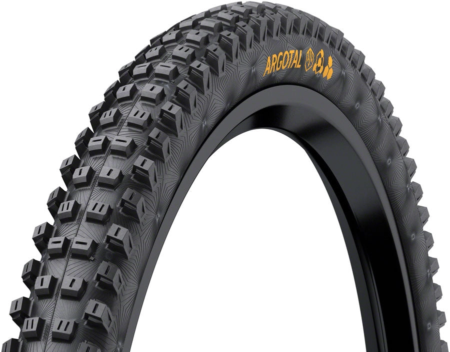 Argotal Tire - 29 x 2.40 Tubeless Folding BLK Super Soft Downhill Casing E25