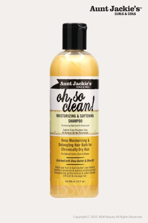 AUNT JACKIES OH SO CLEAN! MOISTURIZING & SOFTENING SHAMPOO 12oz