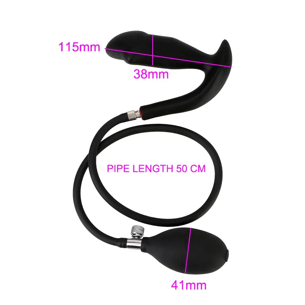 Blow Up Butt Plug Expandable Dildo for Women