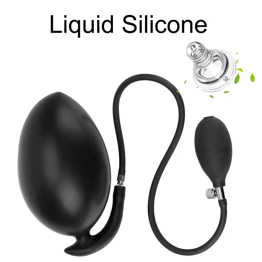 Blow Up Butt Plug Expandable Dildo for Women