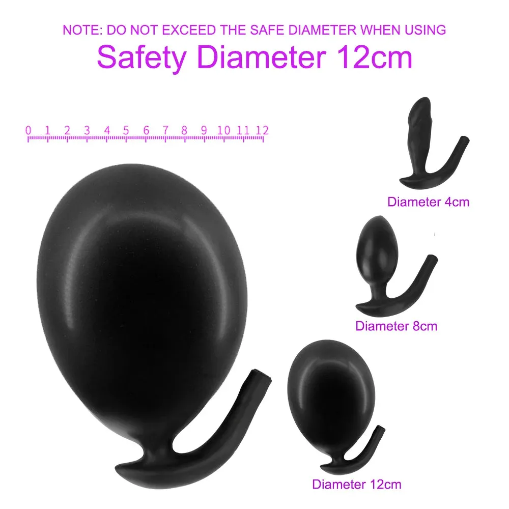 Blow Up Butt Plug Expandable Dildo for Women