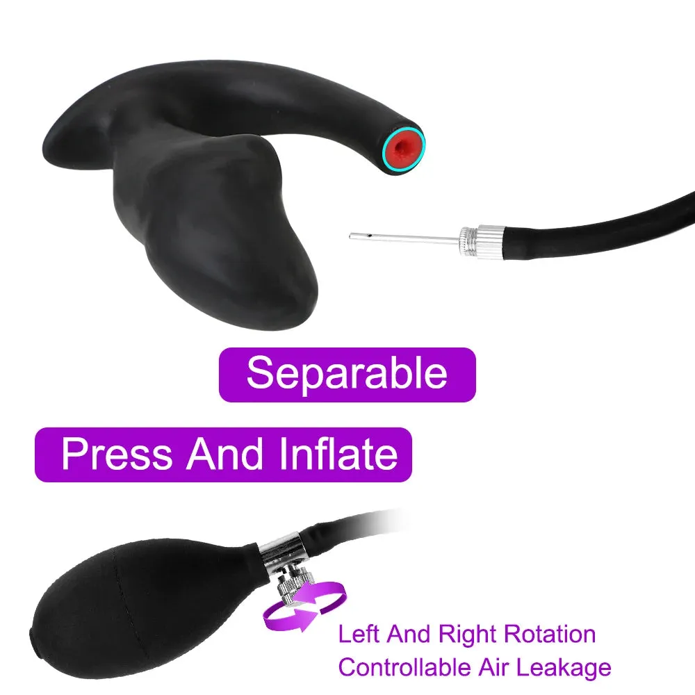 Blow Up Butt Plug Expandable Dildo for Women