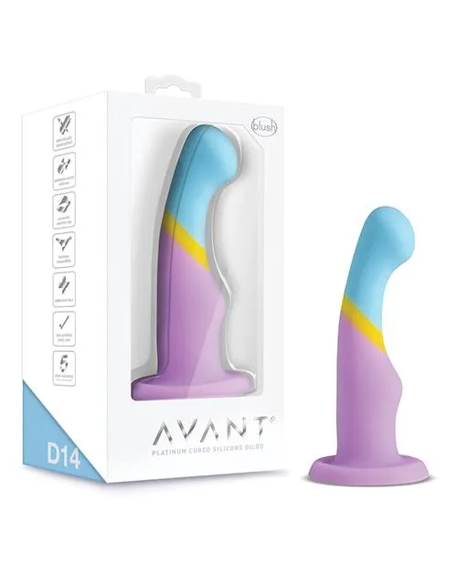 Blush Avant D14 Silicone Dildo - Heart Of Gold 6.5 Inch