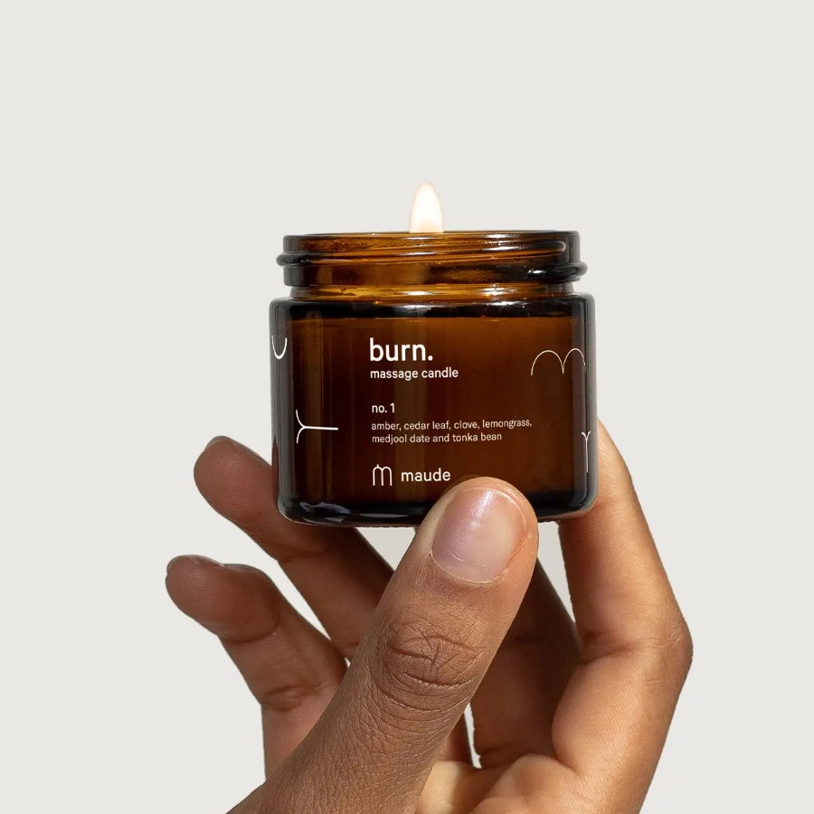 Burn no. 1 Massage Candle by Maude