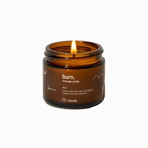Burn no. 1 Massage Candle by Maude
