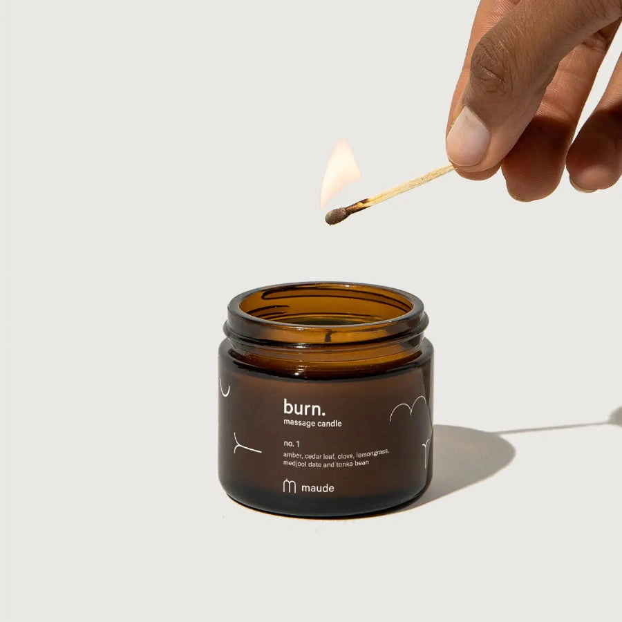 Burn no. 1 Massage Candle by Maude