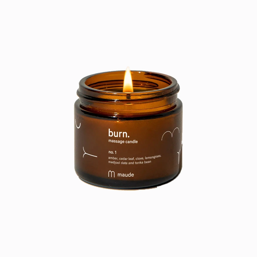 Burn no. 1 Massage Candle by Maude