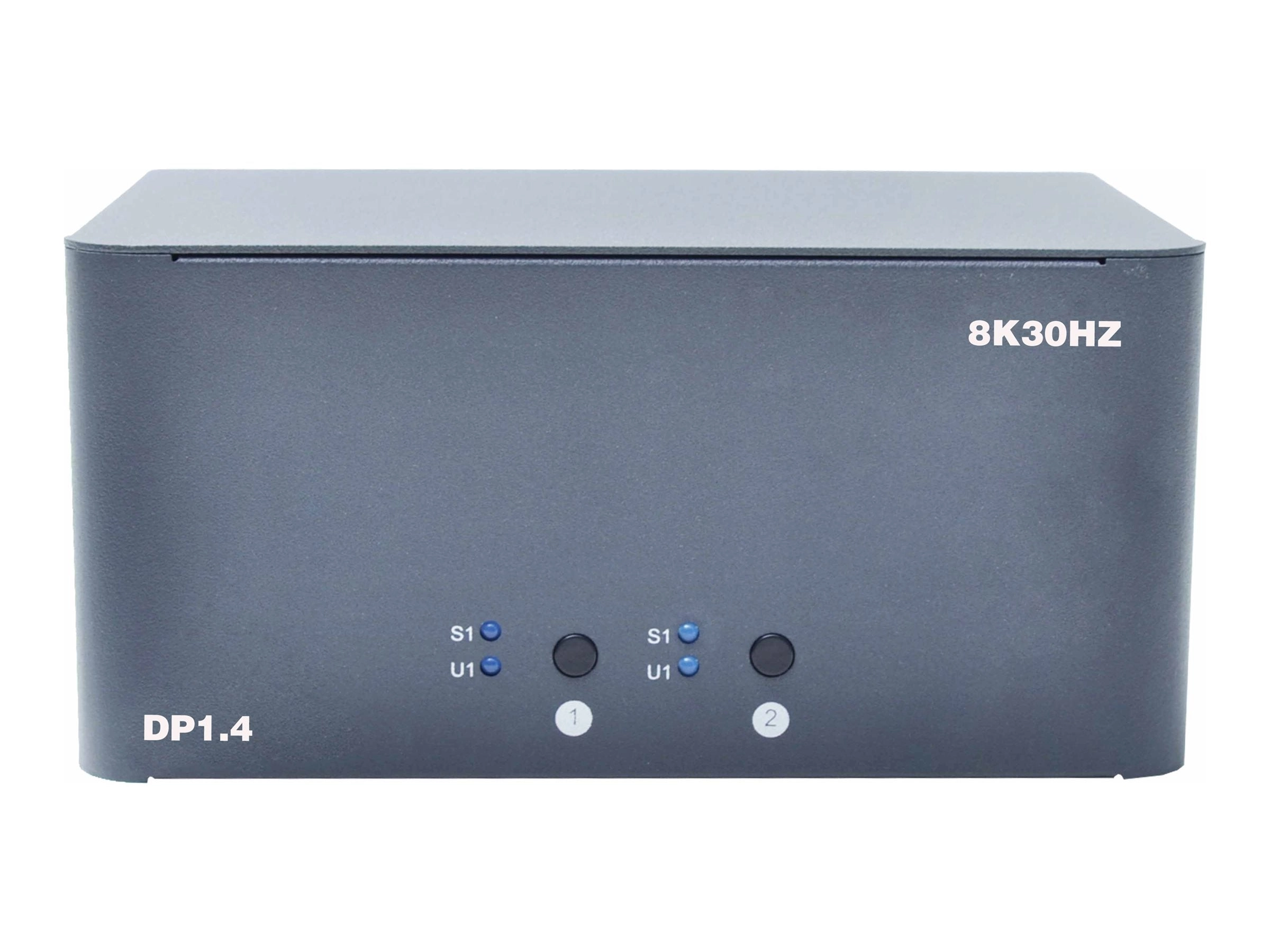 Bytecc KVM-DP2-3 - Video/audio switch - 8K, triple monitor - 3 x KVM / audio - 1 local user - desktop