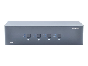 Bytecc KVM-DP4-2 - Video/audio switch - 8K, dual monitor - 2 x KVM / audio - 1 local user - desktop
