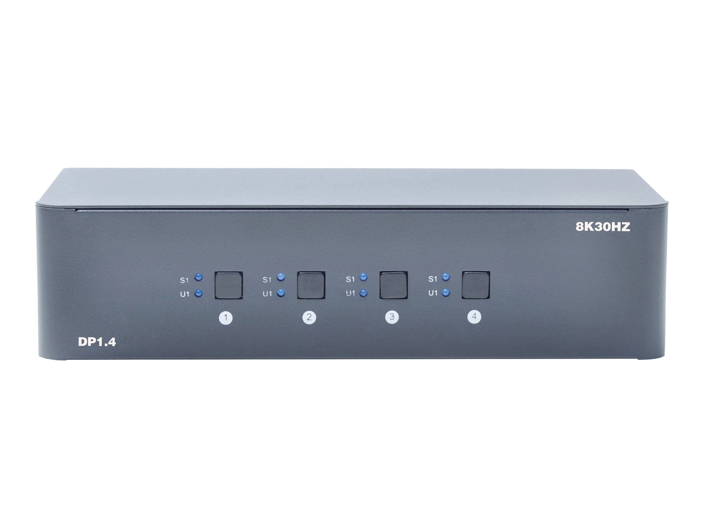 Bytecc KVM-DP4-2 - Video/audio switch - 8K, dual monitor - 2 x KVM / audio - 1 local user - desktop