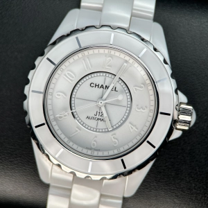 Chanel J12 White Phantom H3443 38mm White Dial White Ceramic Automatic Watch
