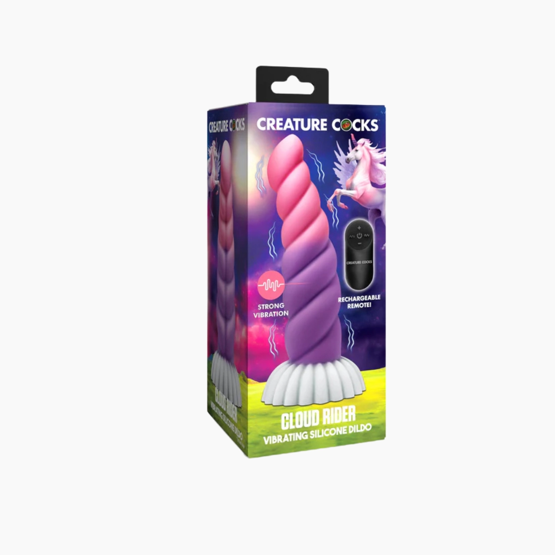 Cloud Rider Unicorn Vibrating Dildo