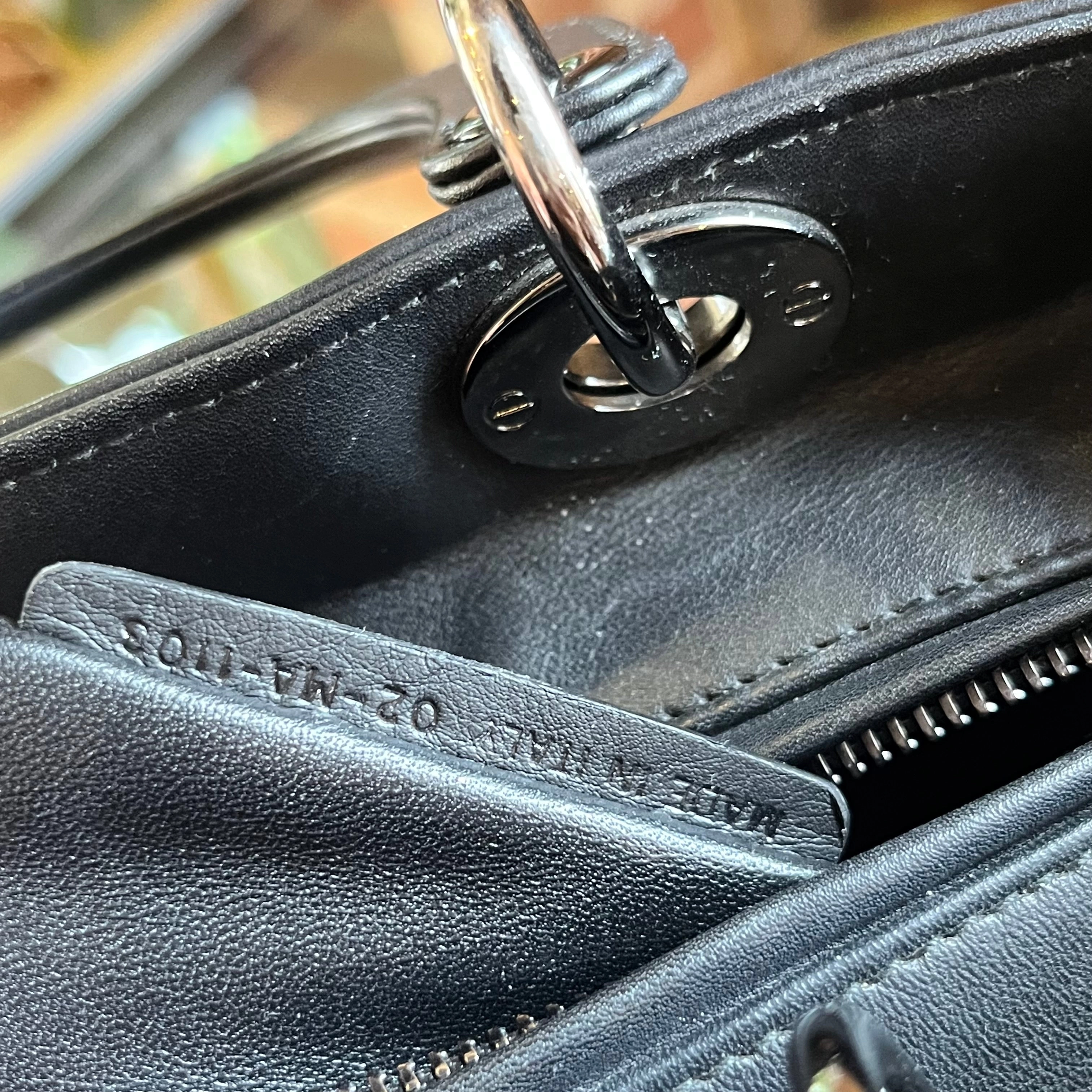 DIOR x Andy Warhol Lady Dior Medium Calfskin Tote Bag