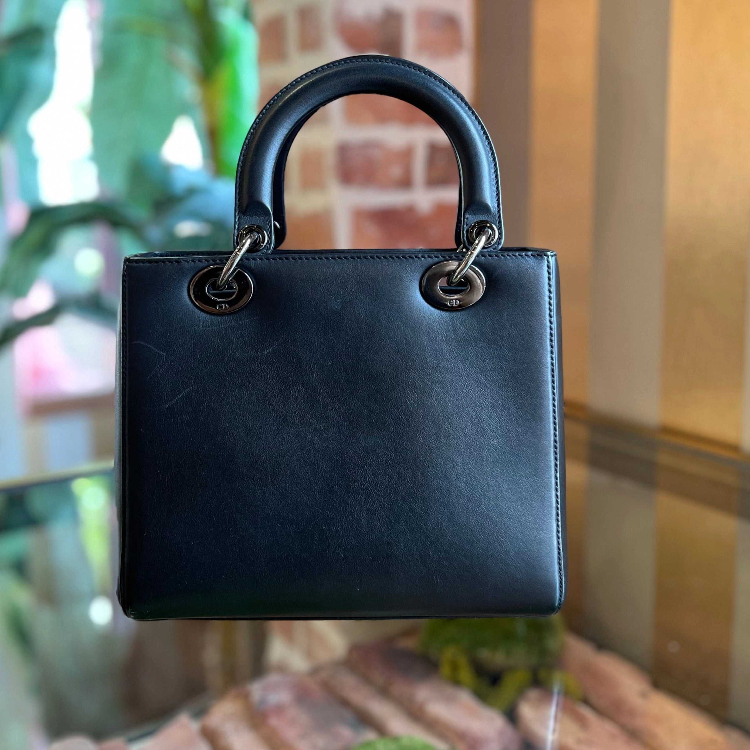 DIOR x Andy Warhol Lady Dior Medium Calfskin Tote Bag