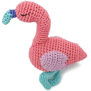 Dogo Pet Fashions DGO Pawer Squeaky Toy Flamingo Dog Toys