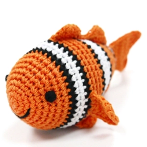Dogo Pet Fashions Pawer Squeaky Toy Clown Fish Dog Toys