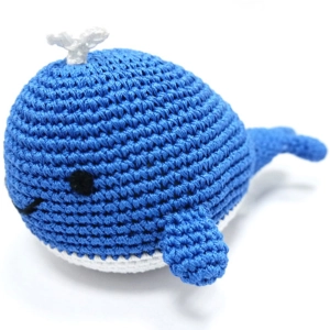 Dogo Pet Fashions Pawer Squeaky Toy Whale Dog Toys