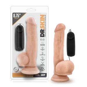 Dr. Skin Vibrating 8.75-Inch Curved Toy for Fun Adventures