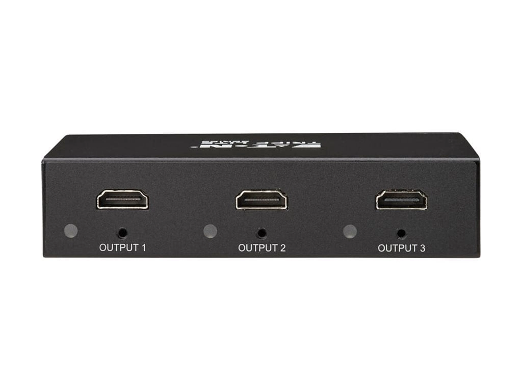 Eaton Tripp Lite series DisplayPort to HDMI 3-Port Multi-Monitor Splitter 8K/4K 60Hz DP 1.4 TAA - Video/audio splitter - 3 x B156-003-H8K