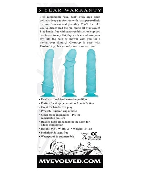 Evolved Love 9.5 Inch Dildo XL