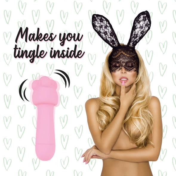 FeelzToys Mister Bunny Mini Massage Wand Vibrator & Stimulation Caps