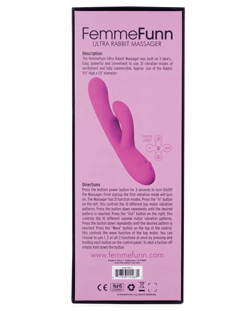 Femme Funn Ultra Rabbit In Pink