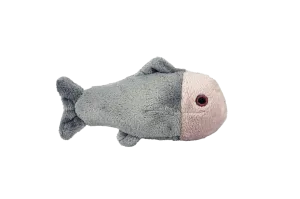 Fluff & Tuff Guppy Fish Squeakerless Plush Dog Toy