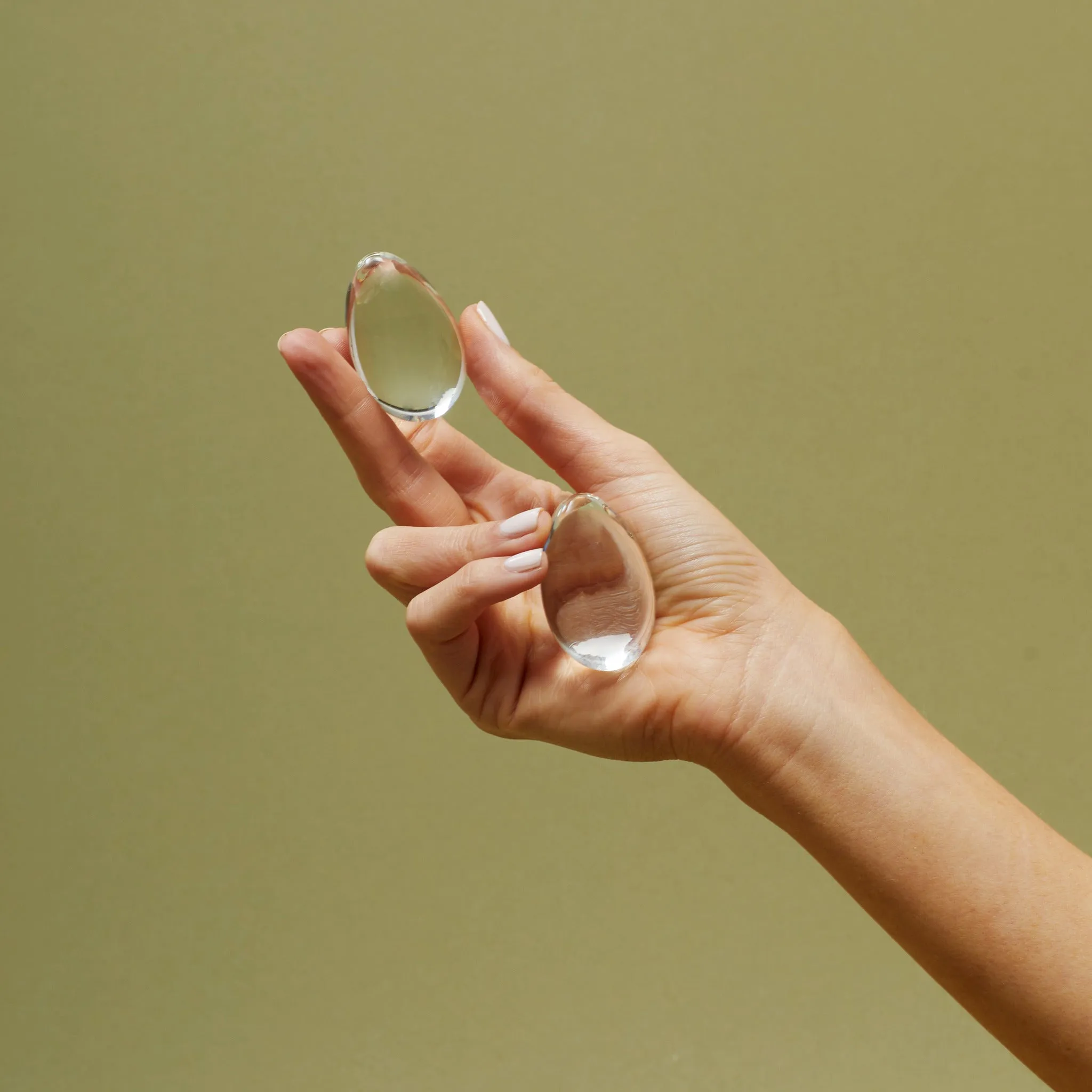 Glass Yoni Egg Set