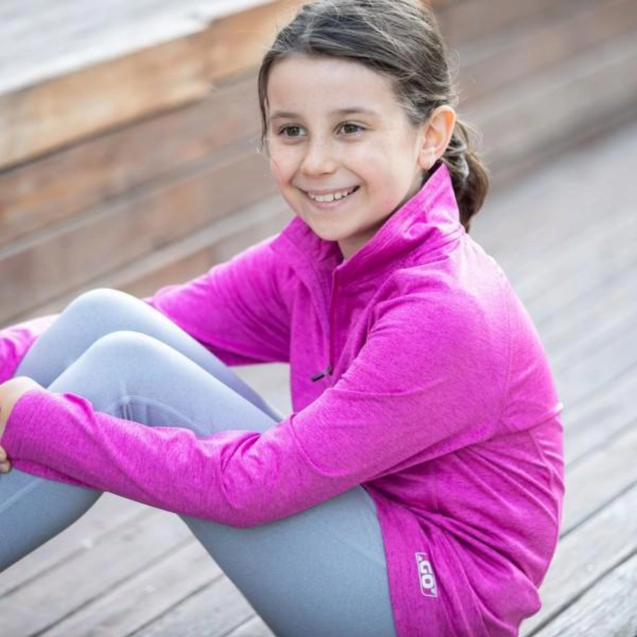 GO Sport Girls Quarter Zip Jacket