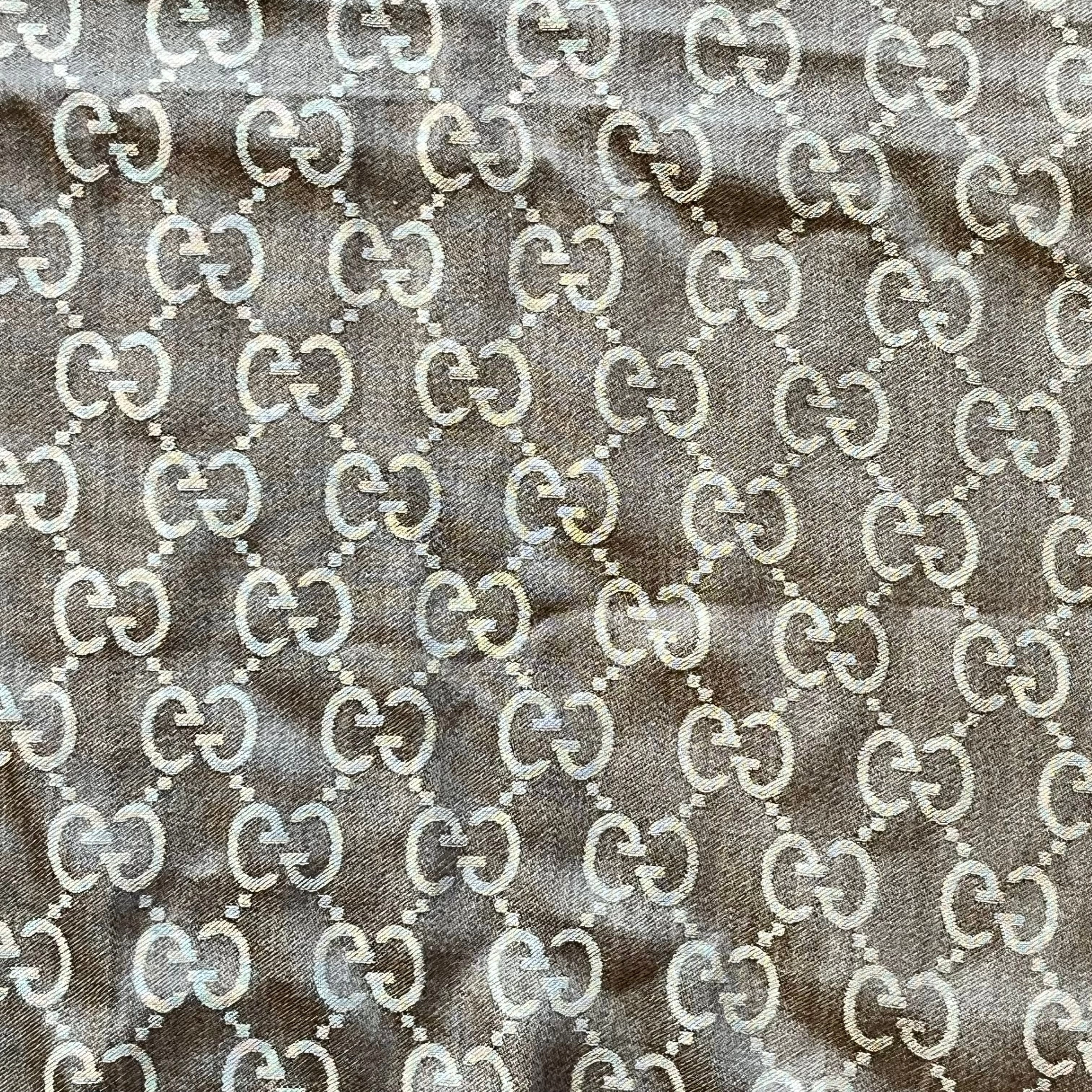 GUCCI GG Monogram Wool Blend Shawl TS4011